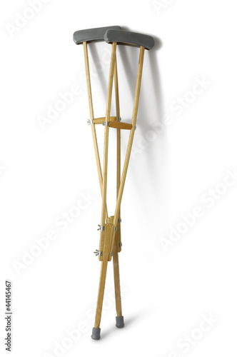 Photo: Crutches, Wooden Crutches, Wooden
