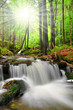 Waterfall in Czech Republic