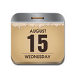Retro calendar icon