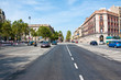 Motorway traffic. Barcelona.