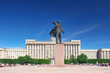 Square  and statue of Lenin,Saint Petersburg, Russia