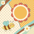 Vintage doodle toy for frame vector eps 8