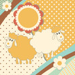 Vintage doodle toy for frame vector eps 8