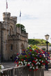 Photo: Oxford castle with foreground flowers Oxford castle with foreground flowers