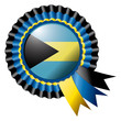 Bahamas rosette flag