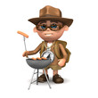 3d Explorer has time for a tasy barbeque