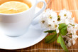 Tea with flower