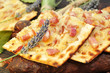 Flammkuchen, Speck