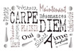 Nuage de mots - Carpe diem