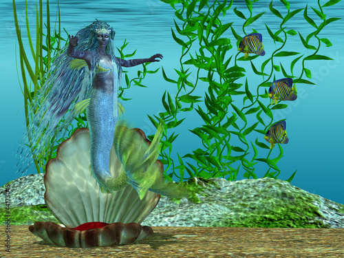Illustration: Mermaid Theadora Mermaid Theadora