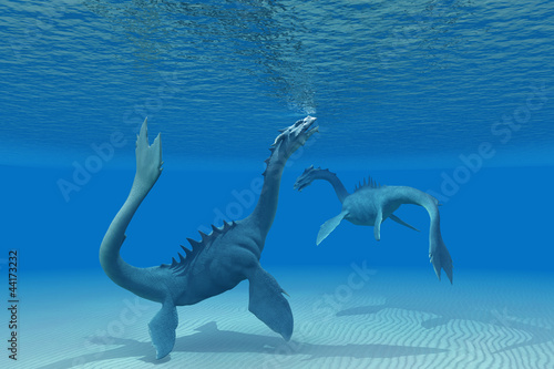 Illustration: Two Sea Dragons Two Sea Dragons