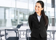Happy businesswoman