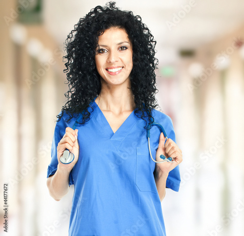 Photo: Smiling nurse Smiling nurse