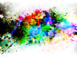 Vektor: glowing splash, vector glowing splash, vector