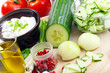 Salat zubereiten