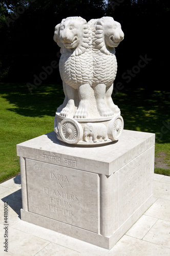 Photo: India in Flanders Fields Monument in Ypres India in Flanders Fields Monument in Ypres