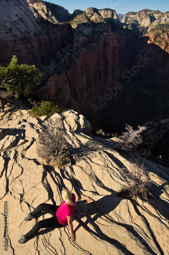 Photo: Hiking Angel´s Landing Hiking Angel´s Landing