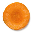 Slice of Carrot Isolated