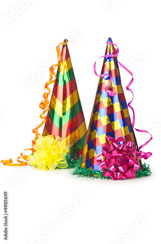 Photo: Hats streamers and other stuff for party Hats streamers and other stuff for party