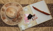 chapeau traditionnel et souvenir des seychelles