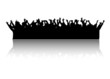 Silhouette- Menschenmenge