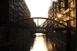 Foto: Speicherstadt bei Sonnenaufgang Speicherstadt bei Sonnenaufgang