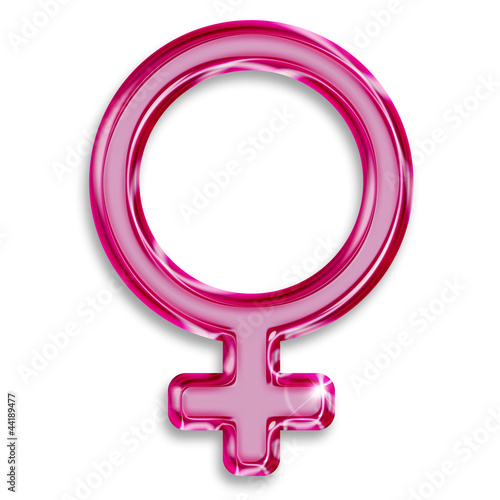 Illustration: female gender symbol female gender symbol