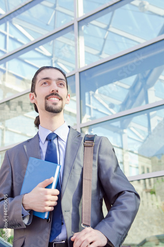 Photo: Young businessman on the street Young businessman on the street