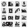 Oil and petrol icons
