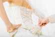 Photo: Bride dress preparation for the wedding Bride dress preparation for the wedding