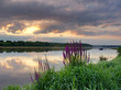 Sunrise over river