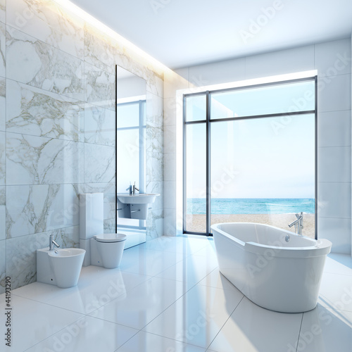 Illustration: white bathroom white bathroom