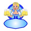 Kellnerin auf dem Oktoberfest