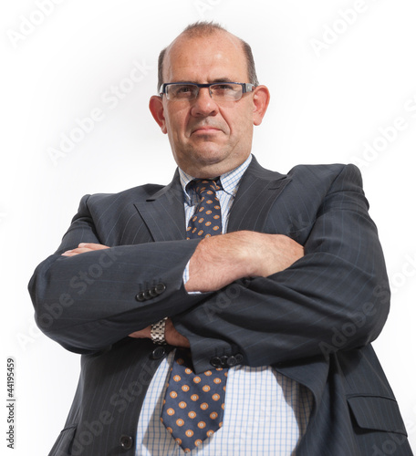 Photo: Thought business man Thought business man