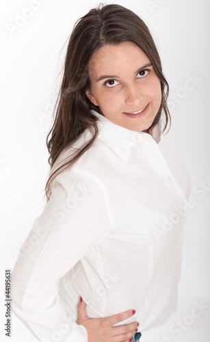 Photo: Young brunette Young brunette
