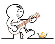 figur strassenmusikant