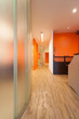 Reception and corridor, clinic