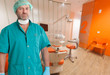 Serious dental surgeon