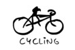 cycling sign...