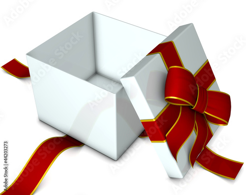 Illustration: Geschenk offen Geschenk offen