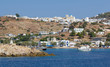 View of Chorio village, Kimolos island, Cyclades, Greece