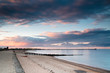 Blyth harbour at sunset