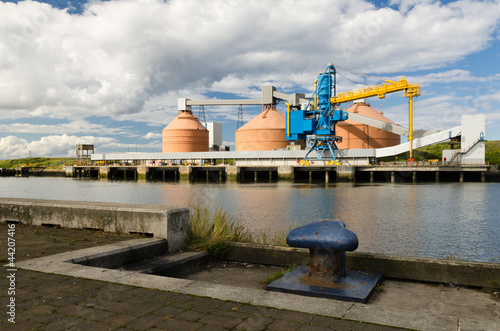 Photo: Silos at Blyth Quayside Silos at Blyth Quayside