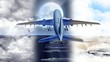 Video: Airplanes flying at mixed times and weathers Airplanes flying at mixed times and weathers