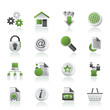 Website and internet icons - vector icon set