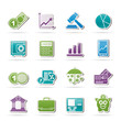 Business and finance icons - vector icon set