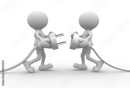Illustration: Electric plug Electric plug