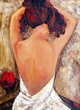 Opposite Side of a Beauty (oil painting)