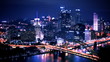 Pittsburgh Skyline Time Lapse Night