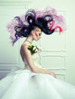 Photo: Lady with avant-garde hair Lady with avant-garde hair